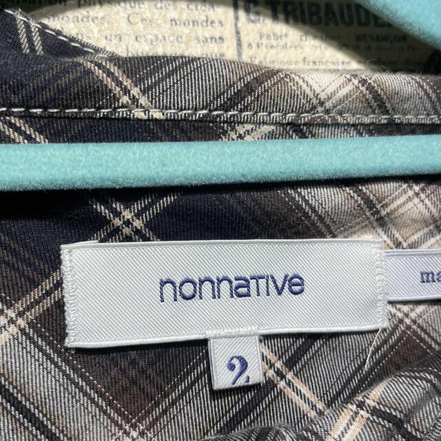 nonnative(ノンネイティブ)のnonnative ノンネイティブ ノーカラー長袖シャツ size 2 メンズのトップス(シャツ)の商品写真