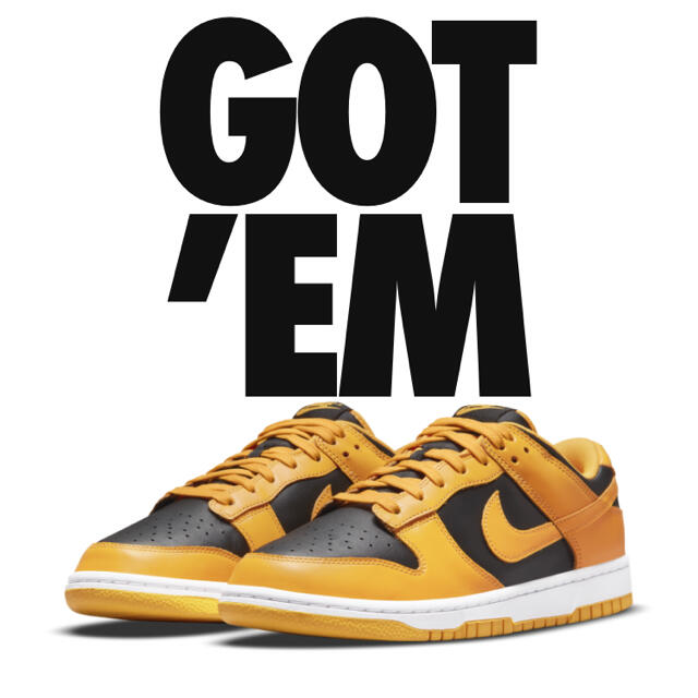 NIKE DUNK LOW championship Goldenrod