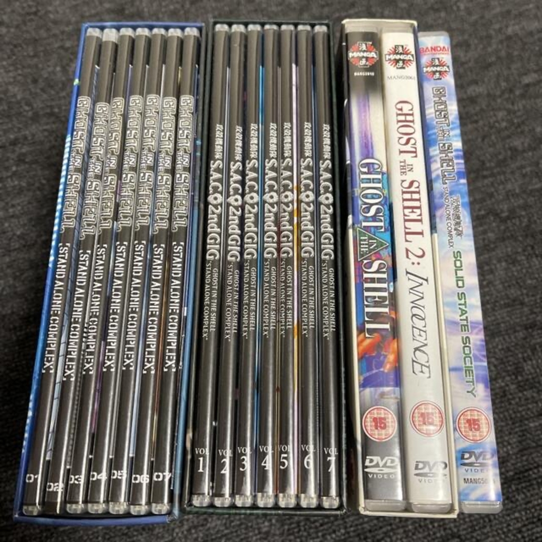 BANDAI 攻殻機動隊 GHOST IN THE SHELL DVD BOX SET UK版の通販 by Key｜バンダイならラクマ