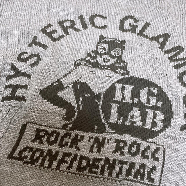 ヒステリックグラマー H.G. LAB編込 クラッシュ プルオーバー ニット M