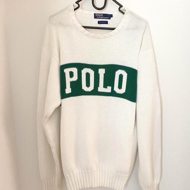 ラルフローレン　POLO ローゲージ クルーネック  ケーブルニット セーター