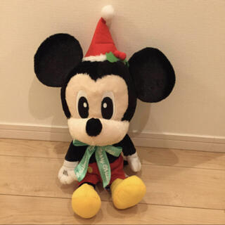 ミッキーマウス(ミッキーマウス)のミッキーマウス クリスマスぬいぐるみ(ぬいぐるみ)