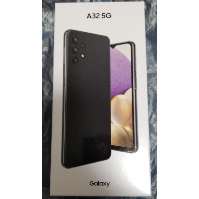 新品/未使用 SAMSUNG Galaxy A32 5G au ブラック/黒