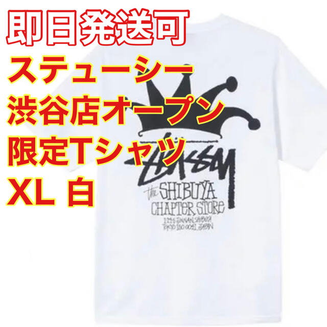 STUSSY(ステューシー)のSTUSSY SHIBUYA CROWN TEE XL メンズのトップス(Tシャツ/カットソー(半袖/袖なし))の商品写真