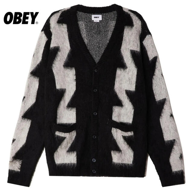 OBEY(オベイ)のOBEY  Dexter Cardigan  Lサイズ メンズのトップス(カーディガン)の商品写真