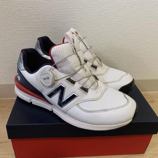 美品 NEW BALANCE  ニューバランス ゴルフ スパイクレス ボア