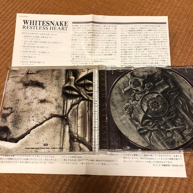 WHITESNAKE    RESTLESS HEART エンタメ/ホビーのCD(ポップス/ロック(洋楽))の商品写真