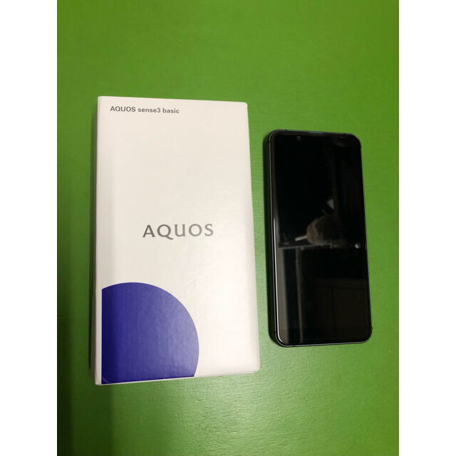 AQUOS(アクオス)のAQUOS sense3 basic 32GB ブラック SH スマホ/家電/カメラのスマートフォン/携帯電話(スマートフォン本体)の商品写真