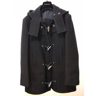 BALENCIAGA　バレンシアガ　ダッフルコート　48 黒