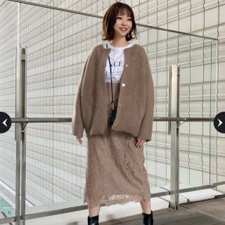 Apuweiser-riche - 今期Apuweiser-riche ふわふわニットショート