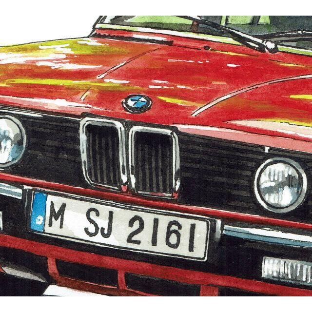 GC-037 BMW524i限定版画サイン有額装済作家平右ヱ門 7