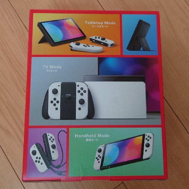 家庭用ゲーム機本体NintendoSwitch有機EL(白)