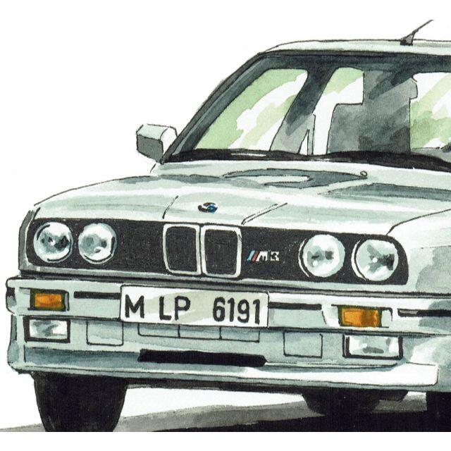 GC-038 BMW 3シリーズ限定版画サイン有額装済作家平右ヱ門 6