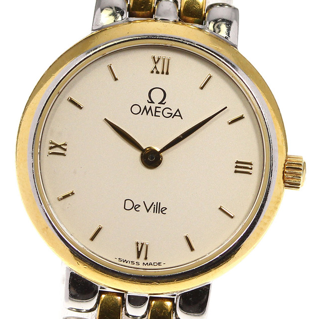 保障できる】 OMEGA - 【OMEGA】オメガ デビル クォーツ レディース