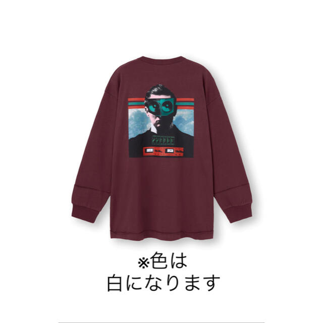 GU(ジーユー)のgu×アンダーカバーヘビーウェイトグラフィックT白　undercover ロンT メンズのトップス(Tシャツ/カットソー(七分/長袖))の商品写真