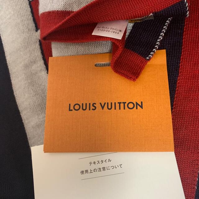 LOUIS VUITTON(ルイヴィトン)のルイ・ヴィトン LOUIS VUITTON ロゴマフラー エシャルプLVリーグ メンズのファッション小物(マフラー)の商品写真