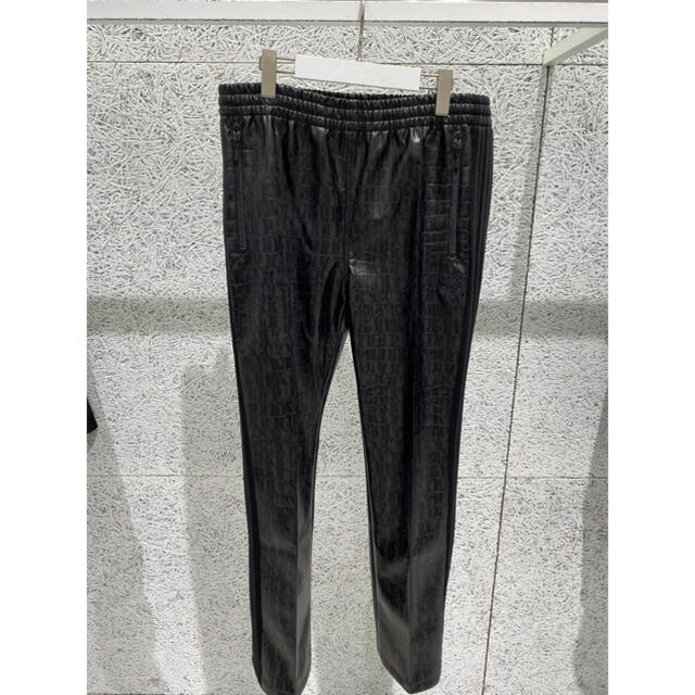 needles クロコダイル レザートラックパンツ