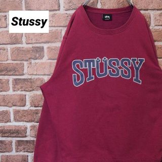 ステューシー(STUSSY)の《ステューシー》完売モデル　ビッグロゴ　パープル系　スウェット(スウェット)