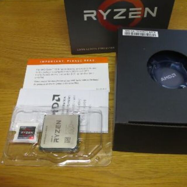 AMD Ryzen 5600X BOX 6C/12T リテールクーラー未使用