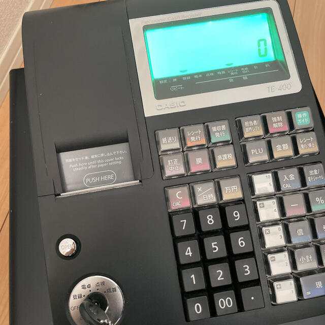 カシオ TE-400 電子レジスター オフィス用品 カシオ TE-400 電子レジスター オフィス用品