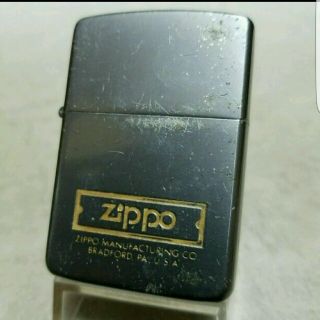 ジッポー(ZIPPO)のヴィンテージ❤1986年グレイチタン❤クラシック❤送料無料❤(タバコグッズ)