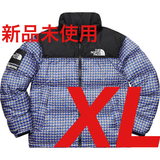 Supreme Studded Nuptse Jacket Royal XL 2