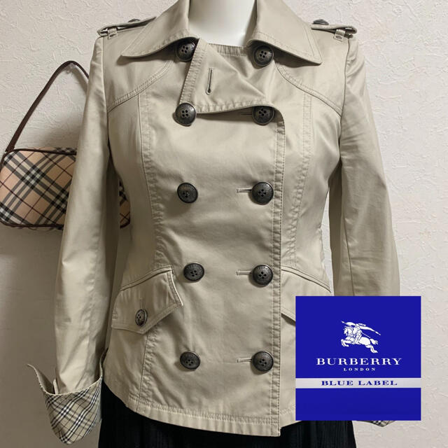 BURBERRY BLUE LABEL(バーバリーブルーレーベル)のBurberry☆ジャケット・コート36 美品 メンズのジャケット/アウター(ブルゾン)の商品写真