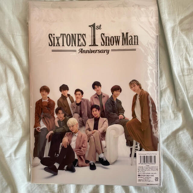 Johnny's(ジャニーズ)のSnowMan SixTONES クリアファイル エンタメ/ホビーのタレントグッズ(アイドルグッズ)の商品写真