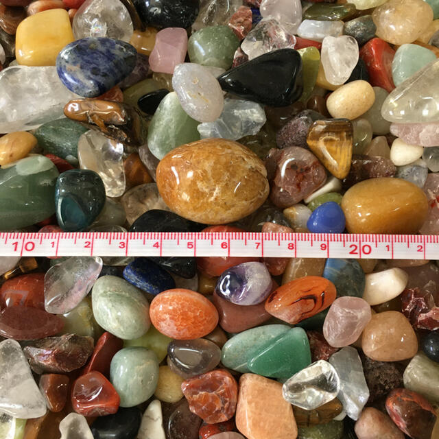 ■パワーストーン■30種類1200g分/天然石/原石 ハンドメイドの素材/材料(各種パーツ)の商品写真