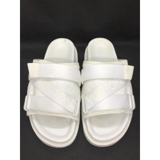 ルイヴィトン 白いゴム サンダル24cm-