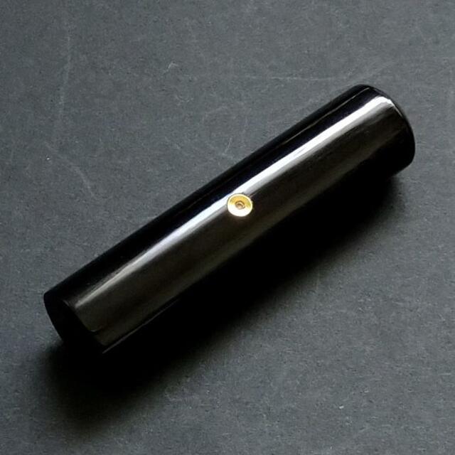 種類豊富な品揃え 限定 龍雲姓名判断鑑定印鑑 芯持黒水牛 15mm アタリ