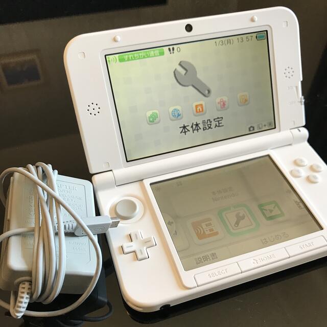 国内外の人気が集結 動作品 液晶美品 任天堂 3DS LL ホワイト 本体