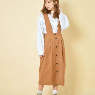 ダブルクローゼット(w closet)のw closet コクーンシルエットサロペットスカート(その他)