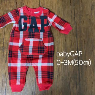 新品　baby GAP ベビーギャップ　長袖　ボディオール　50(カバーオール)