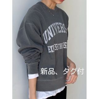 プラージュ(Plage)の■新品、タグ付き■Plageヴィンテージ　カコウ　スウェット(トレーナー/スウェット)