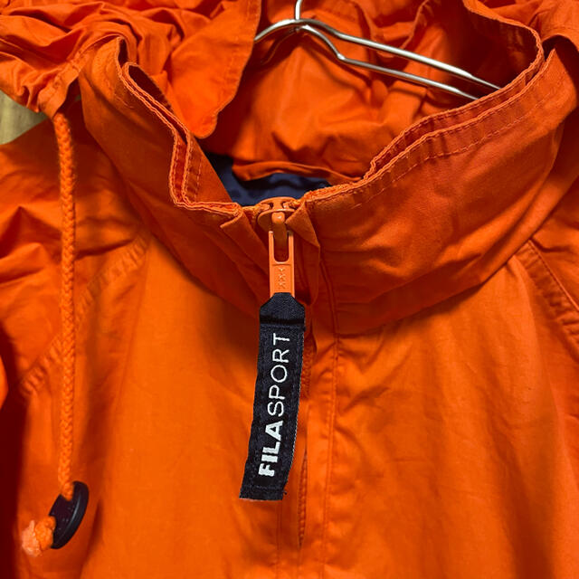 FILA(フィラ)のFILA SPORT フィラスポーツ　ナイロンアノラックパーカー　ロゴ刺繍 メンズのジャケット/アウター(ナイロンジャケット)の商品写真