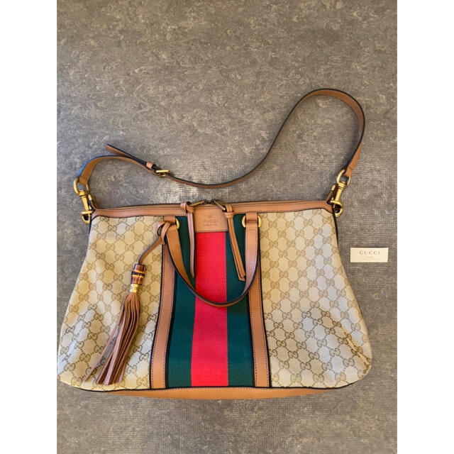 海外 正規品】 Gucci - GUCCI グッチ GGキャンバス 2WAY ハンドバッグ