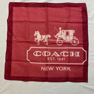 コーチ(COACH)のcoach ハンカチ　未使用品　雑誌付録　#1205(ハンカチ)