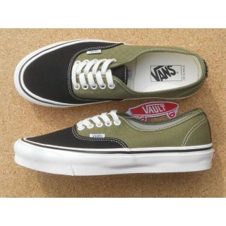 バンズボルト(VANS VAULT)のバンズ VANS OG AUTHENTIC LX 27,0cm 黒カーキ(スニーカー)