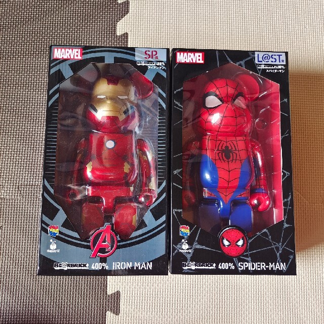 ハッピーくじ　MARVEL BE@RBRICK  SP賞　ラストワン賞　セット