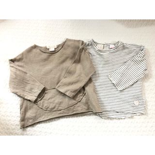 ザラキッズ(ZARA KIDS)のZARA baby トップス セット 12-18m 86cm 長袖 ロンT(Ｔシャツ)