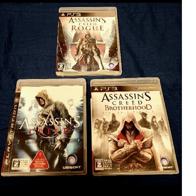 PlayStation3(プレイステーション3)の[PS3]アサシンクリード（ASSASSIN'S CREED）3枚セット エンタメ/ホビーのゲームソフト/ゲーム機本体(家庭用ゲームソフト)の商品写真
