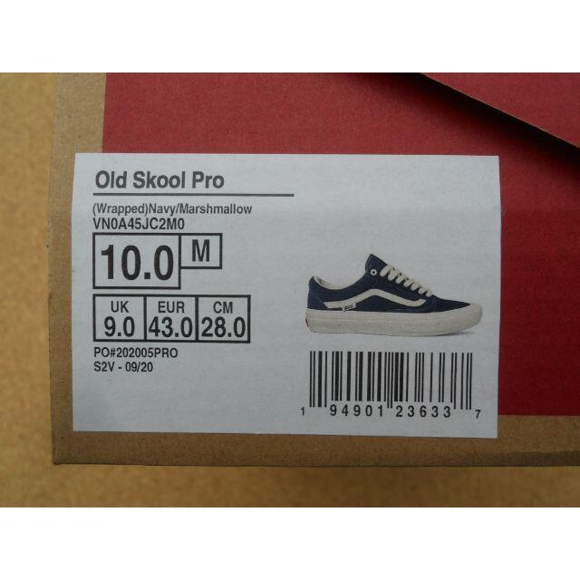 バンズ VANS OLD SKOOL PRO 28,0cm 紺白