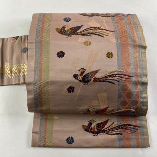 名古屋帯 美品 優品 正絹 【中古】(帯)