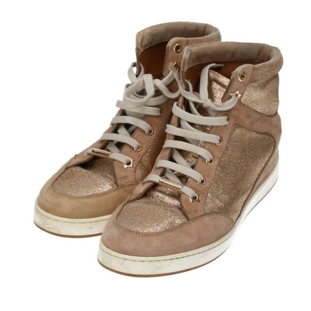 激安単価で JIMMY CHOO - ジミーチュウ グリッターハイカットスニーカー 36の通販 by RINKAN|ジミーチュウならラクマ 国産新品