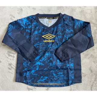 アンブロ(UMBRO)のUMBRO ピステ　防寒　裏地無し　130 青　ネイビー　サッカー (ウェア)