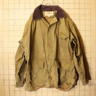 50s60s BullseyeBillハンティングジャケットカーキL aw110(カバーオール)