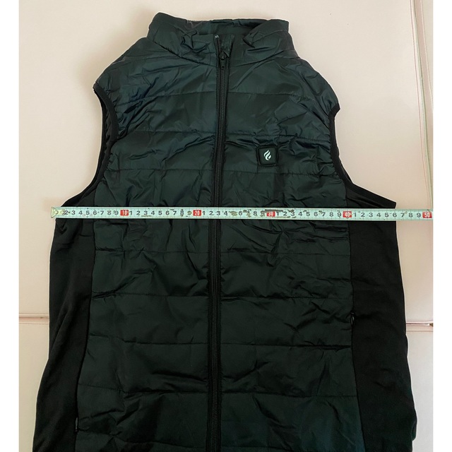スピードヒート温熱ベスト　黒　メンズL メンズのジャケット/アウター(ダウンベスト)の商品写真