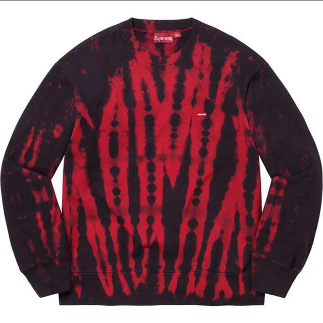 Supreme Small Box Crewneck  Red Tie Dye