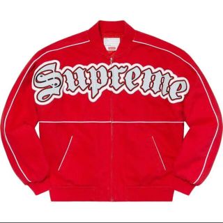 シュプリーム(Supreme)のsupreme Twill Old English Varsity Jacket(スタジャン)